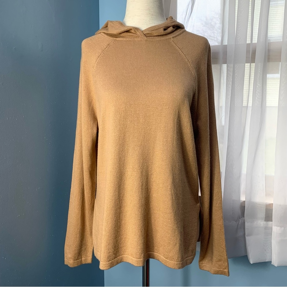 NWT Banana Republic Camel Hooded Sweater